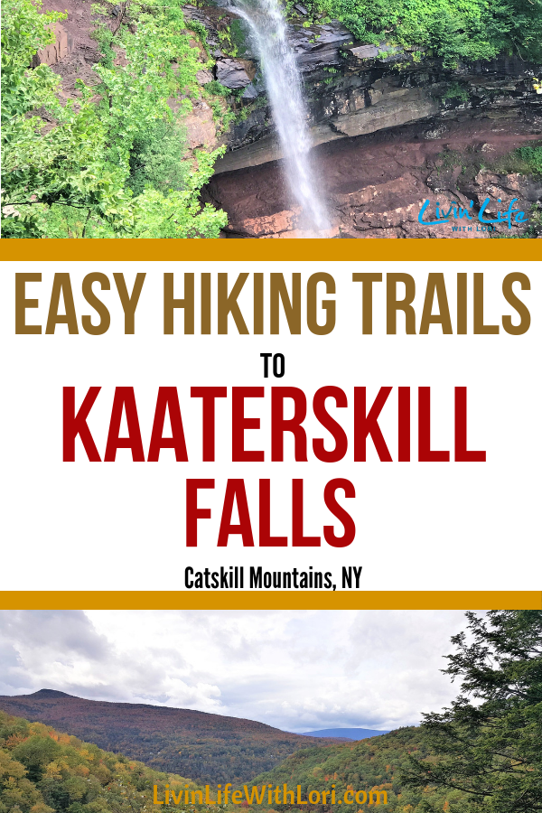 Easy Hiking Trails To Kaaterskill Falls in the Catskill Mountains. #hiking #kaaterskillfalls #catskills #hikingcatskills