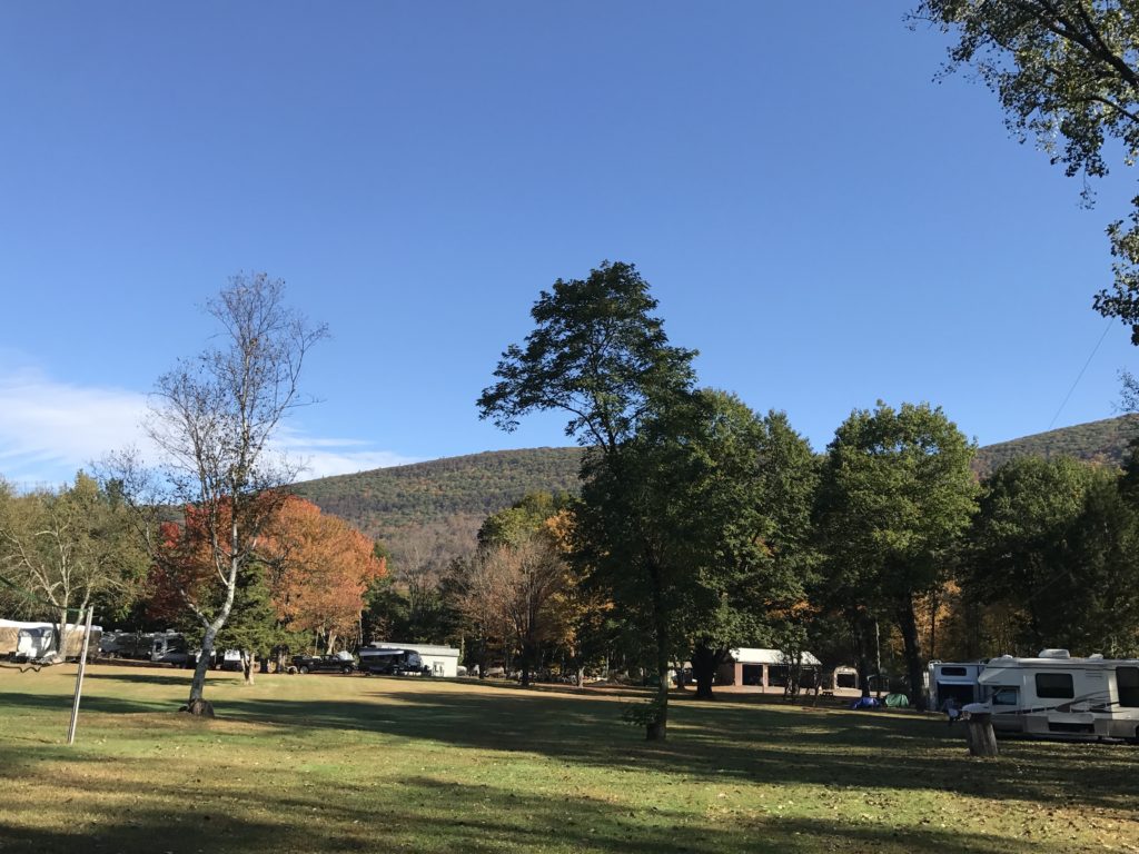 Fall camping at Sleepy Hollow Campgrounds