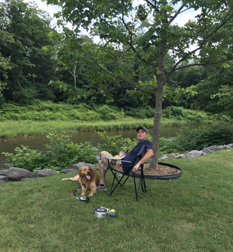 Buddy and Tom Camping