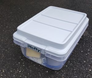 Hefty storage bin