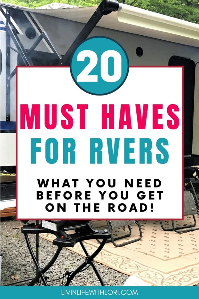 Beginning RVers need to have these 20 Must Haves For Their New RV