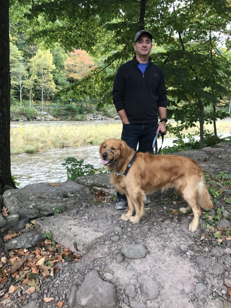 Buddy Golden Retriever at Sleepy Hollow