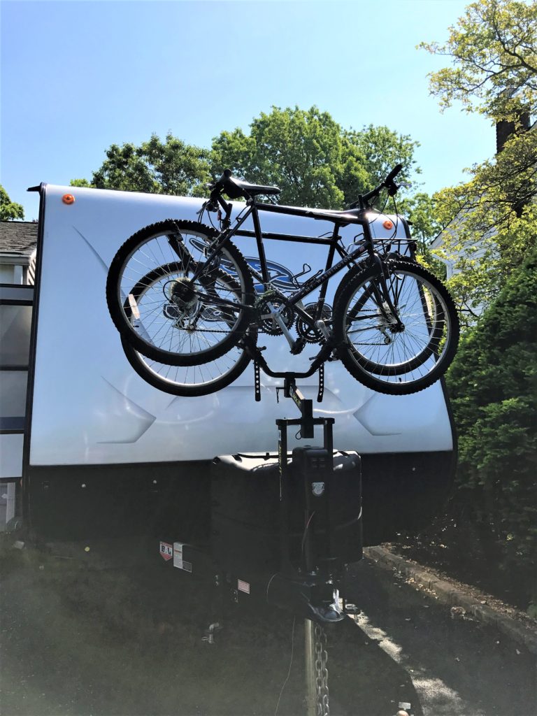 Bikes on our Jayco