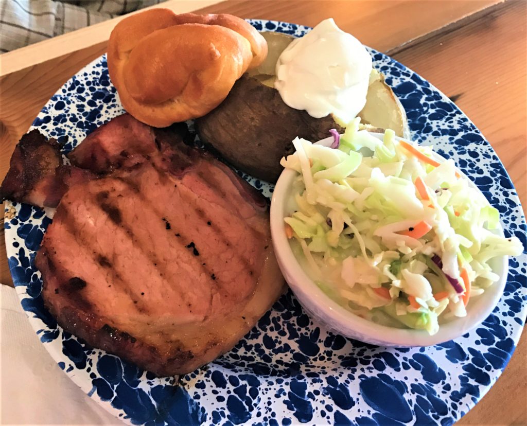 The Bread Bowl Smoked Pork Chop