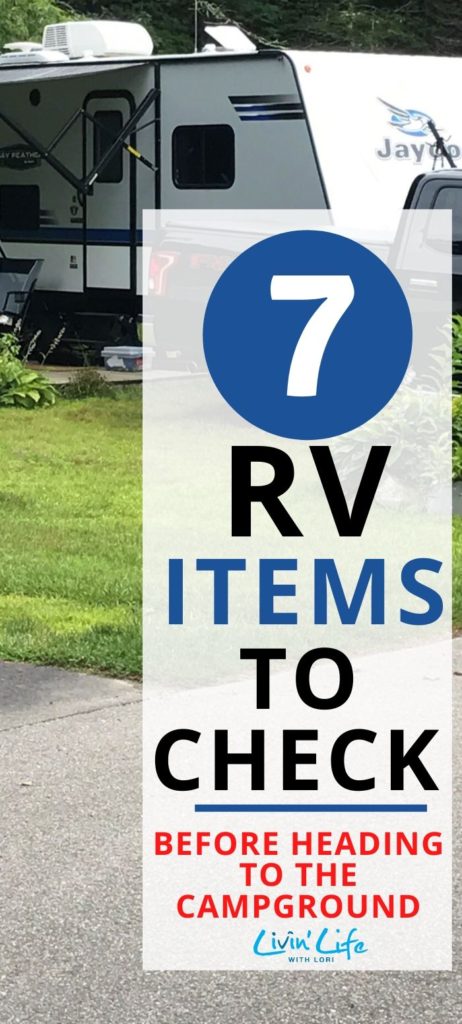 RV Items To Check Before Leaving On Your Camping Trip