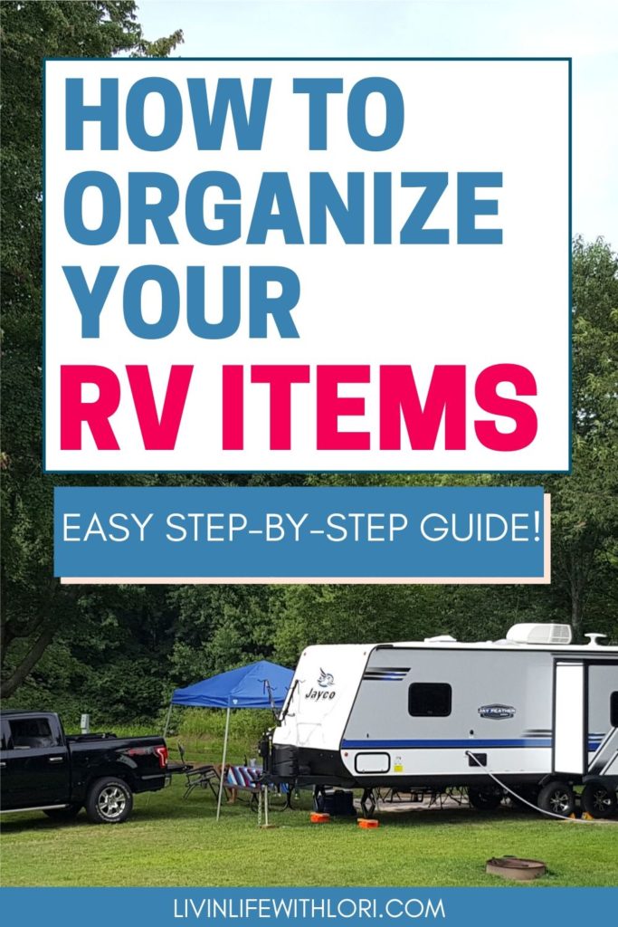 How To Organize Your RV Items