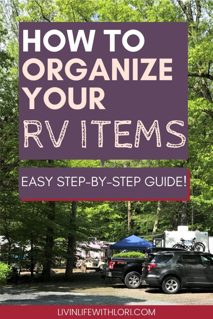 Tips For Organizing Your RV Camping Items