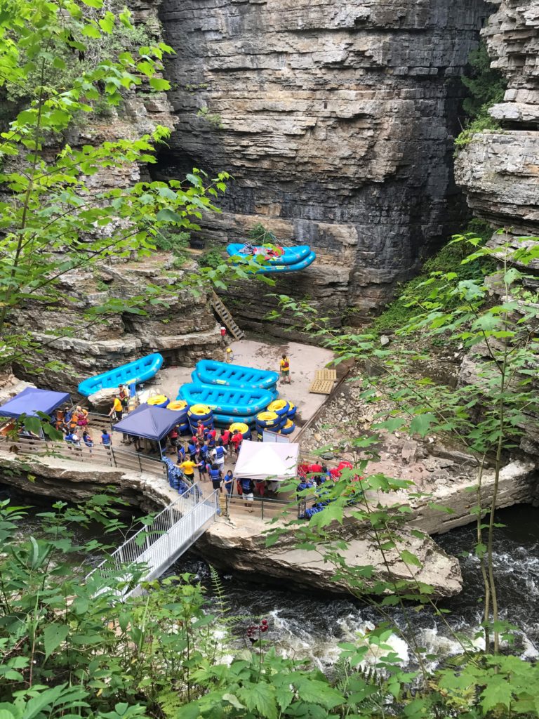 Raft and Tube Tour at Ausable Chasm