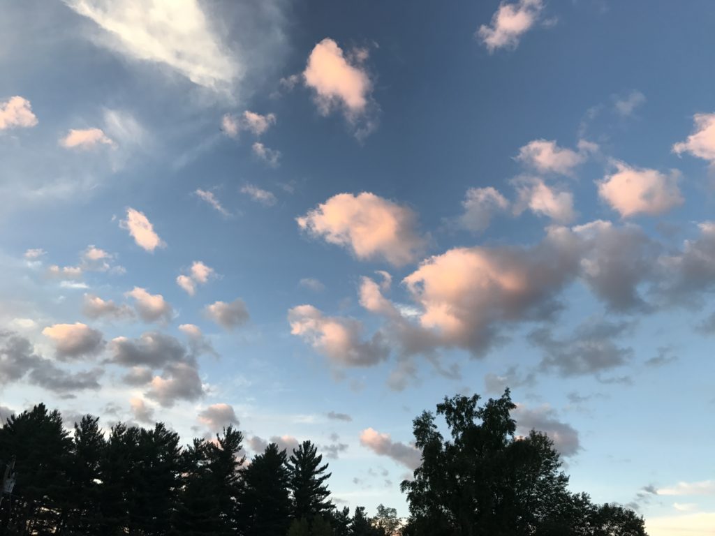 Clouds at Fransted Family Campground