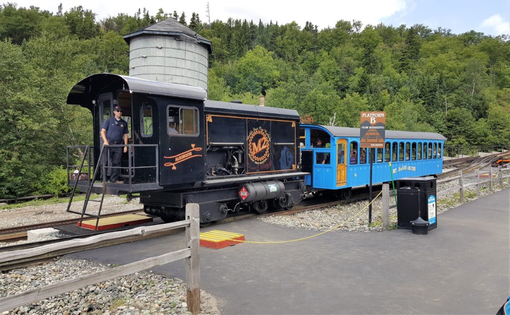 Conductor of Cog Railway at Mt. Washington