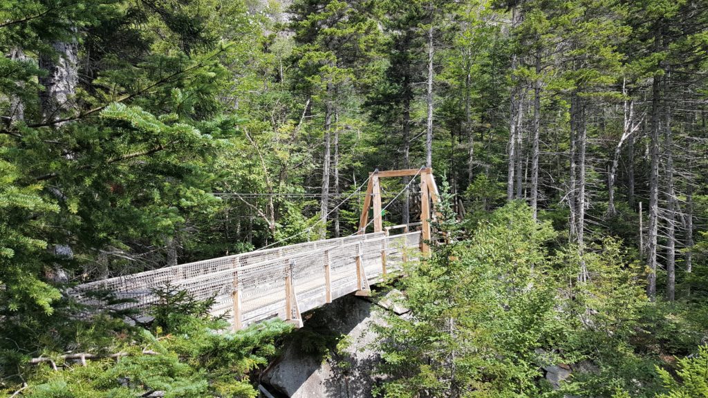 Suspension Bridge at Lost River Gorge