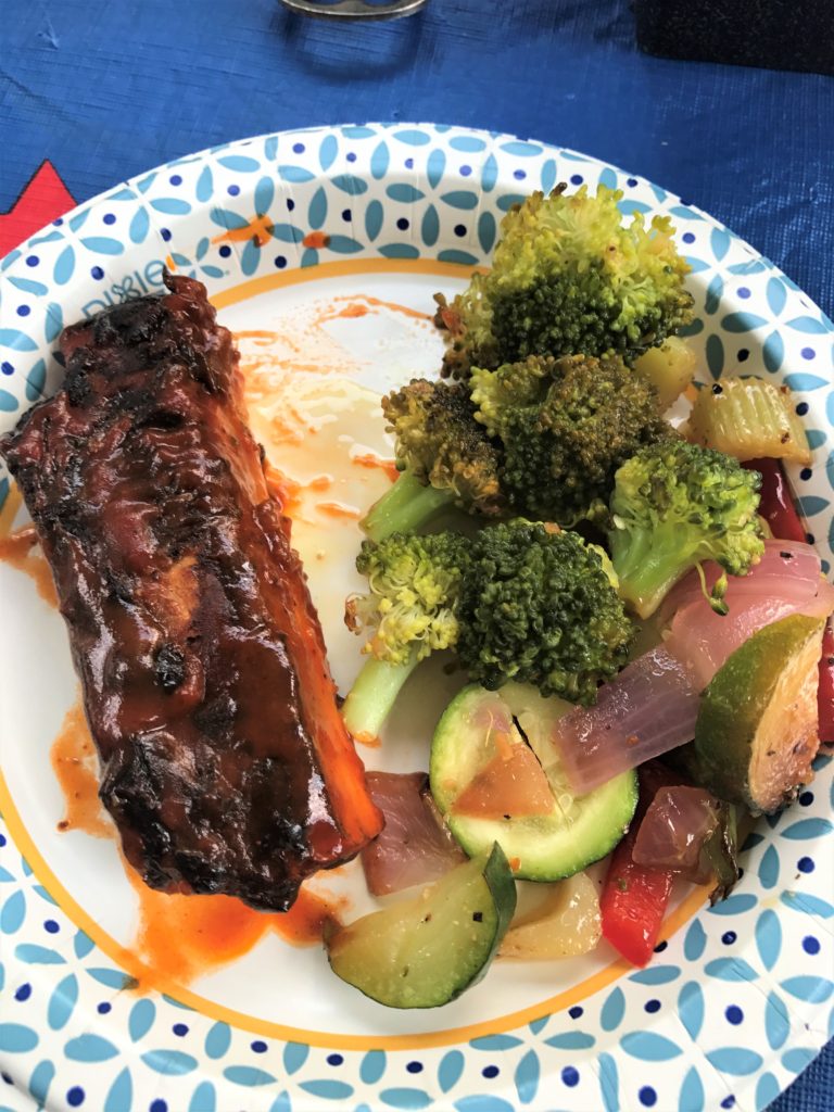 BBQ Spare Ribs & Veggies