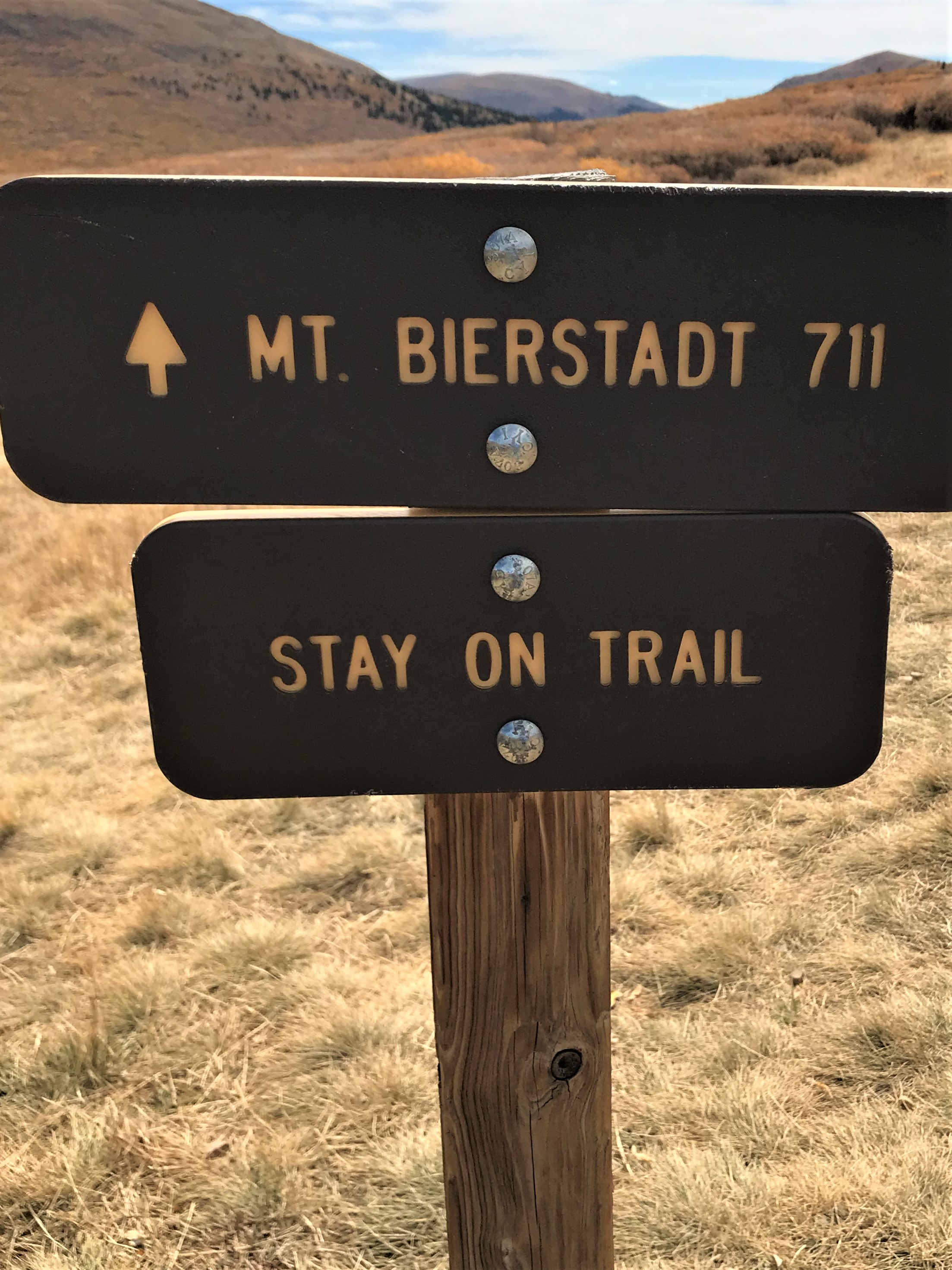 Trailhead Mt. Bierstadt 