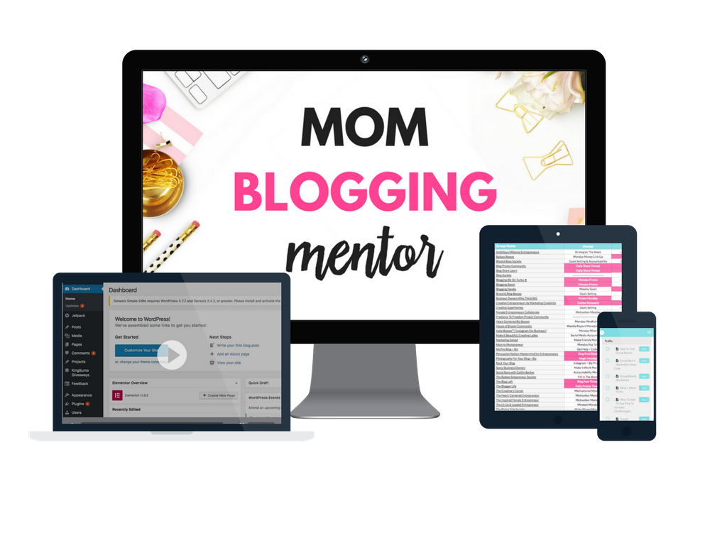 Mom Blogging Mentor Course