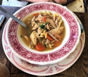 Homemade Chicken Noodle Soup at the Pioneer Woman Mercantile Restaurant