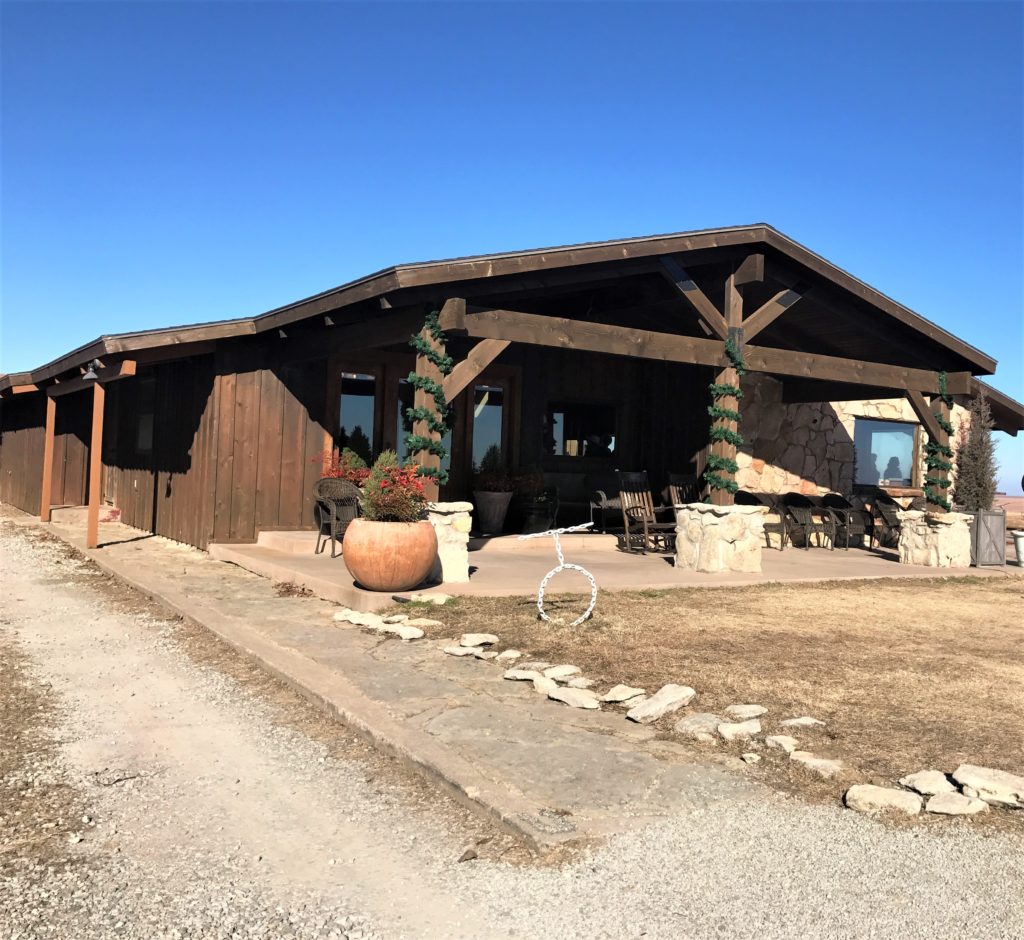 Entrance to the Pioneer Woman Lodge