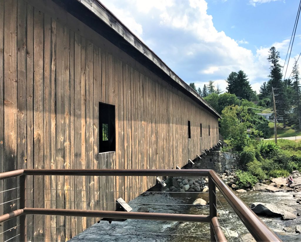 Restored Jay Covered Bridge - Jay NY