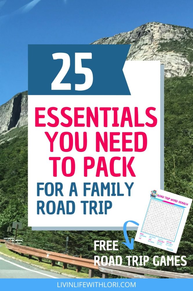 Top 25 Road Trip Essentials | Livin' Life With Lori