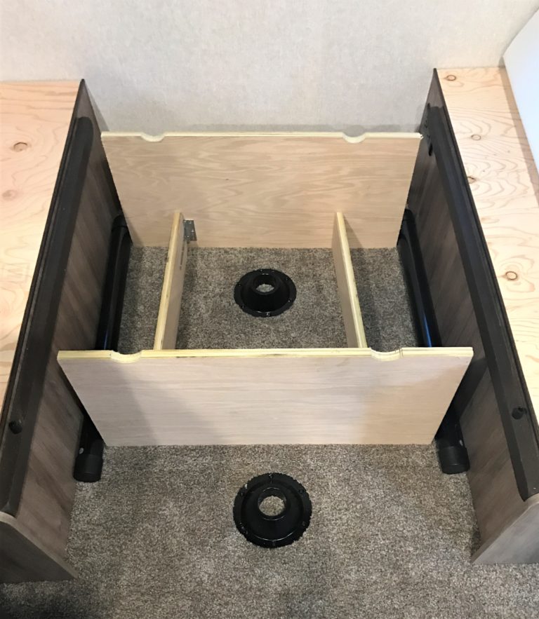 RV Hack How To Add Support To Your RV Dining Table Bed Livin' Life