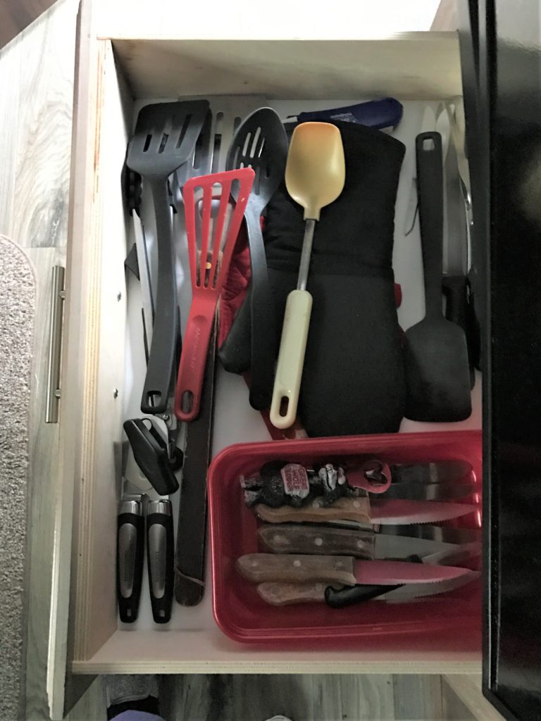 RV Kitchen Drawer Organizer