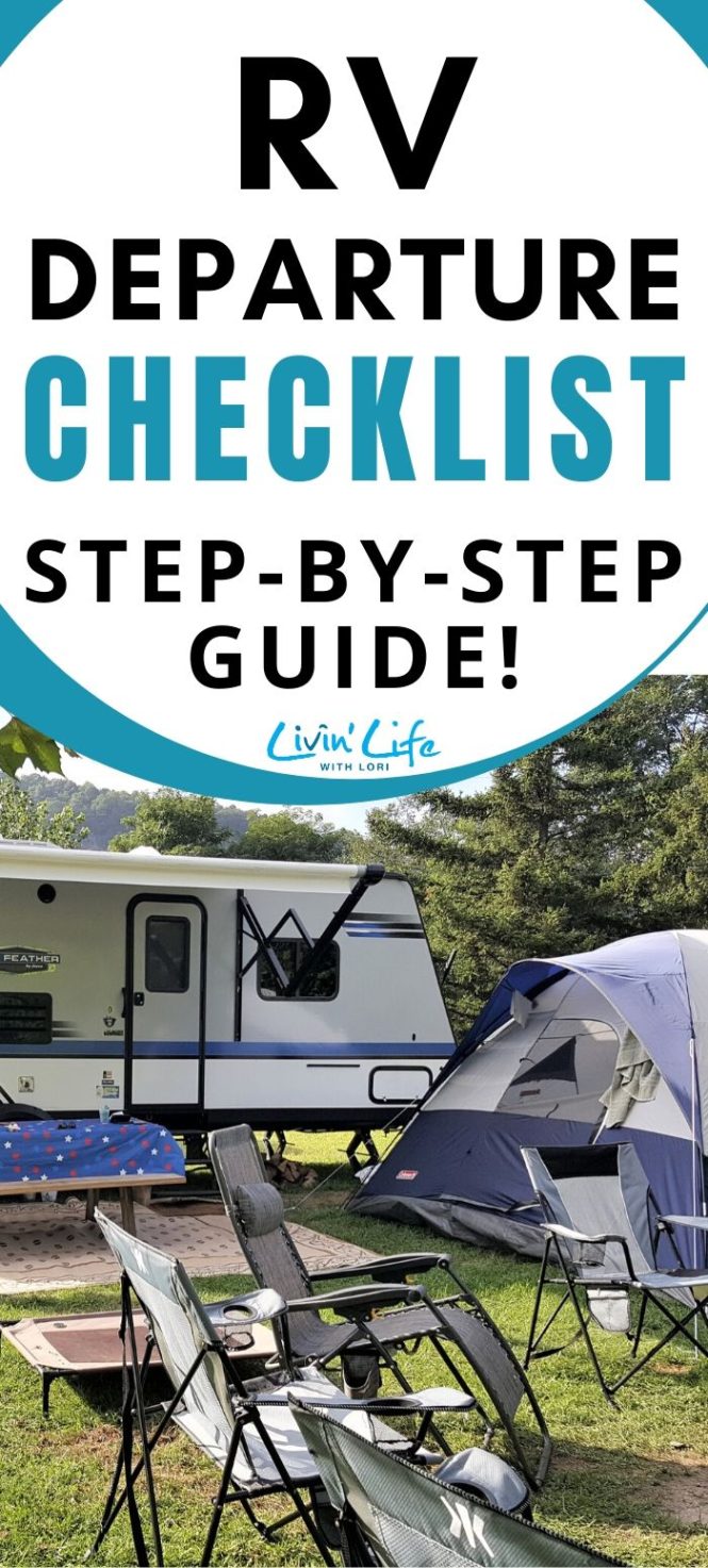 The Best RV Departure Checklist For New RVers Livin' Life With Lori