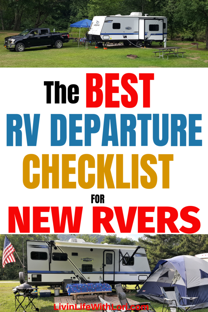 The BEST RV Departure Checklist for New RVers