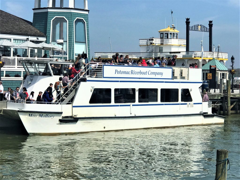 Potomac Riverboat at The Wharf in Old Town Alexandria, Virginia