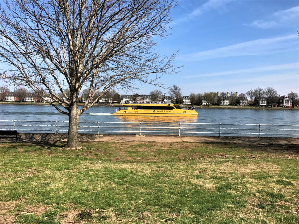 Taking The Water Taxi from Old Alexandria