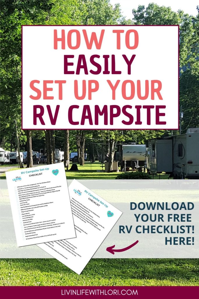 How To Easily Set Up Your RV Campsite