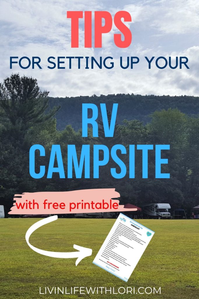 Tips For Setting Up Your RV Campsite