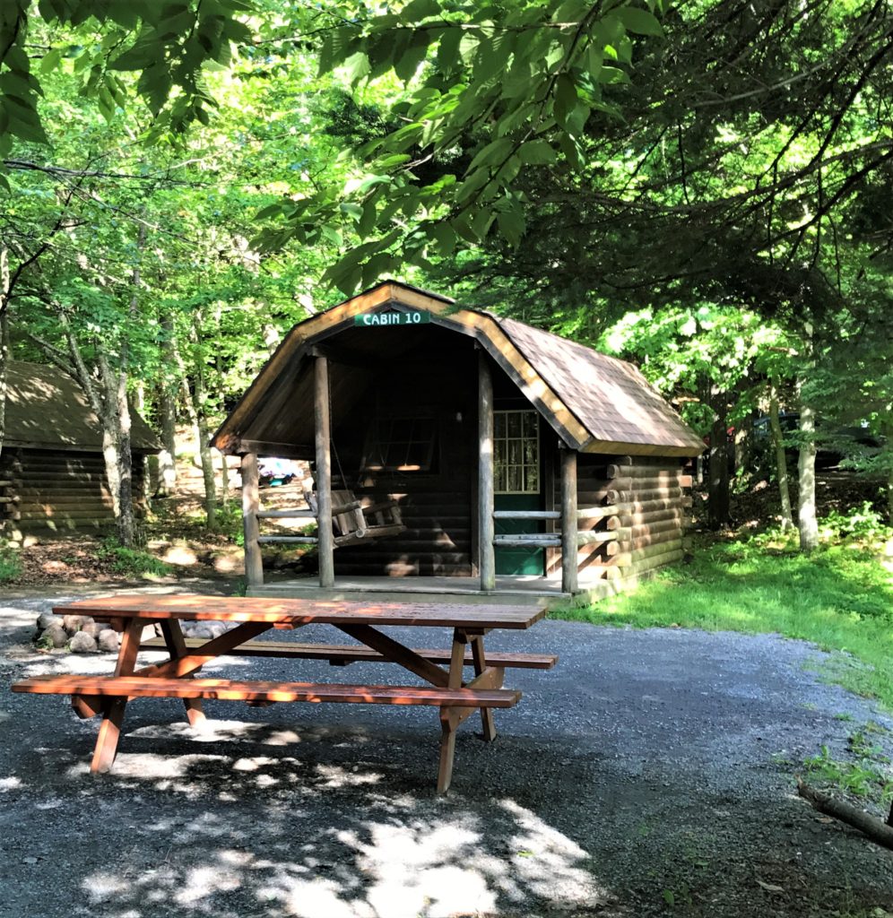 Camping Cabin at Old Forge Camping Resort