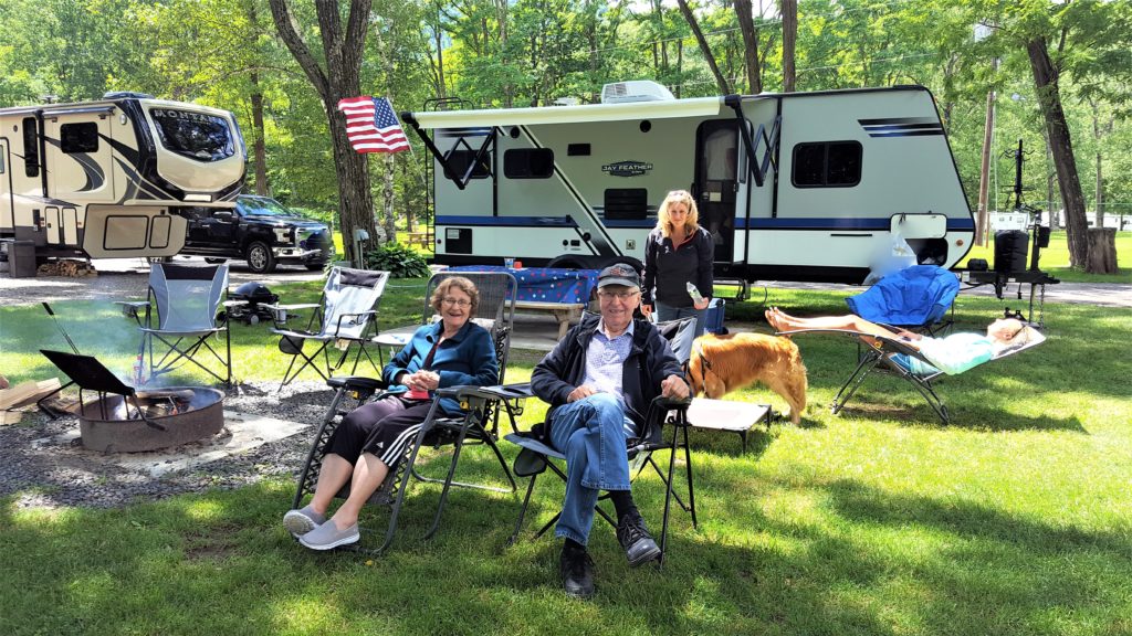 Family RV Camping at the Campground