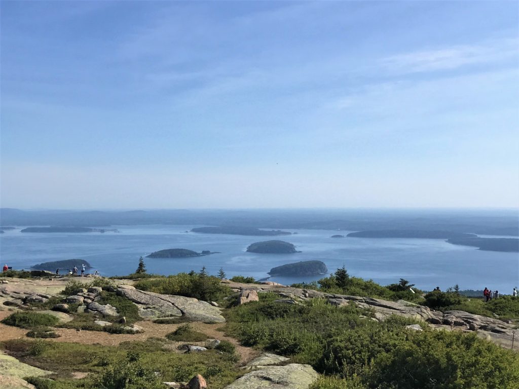 View From Cadillac Mountain Acadia National Park