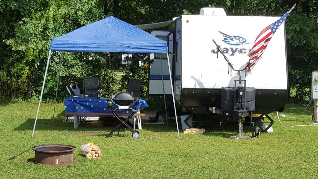 Campsite at Nickerson Park Campground