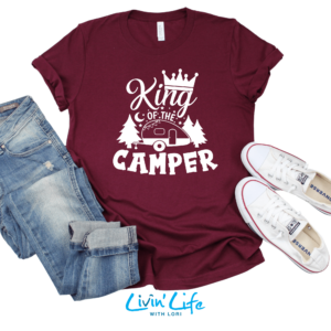 camping t-shirt King of the Camper