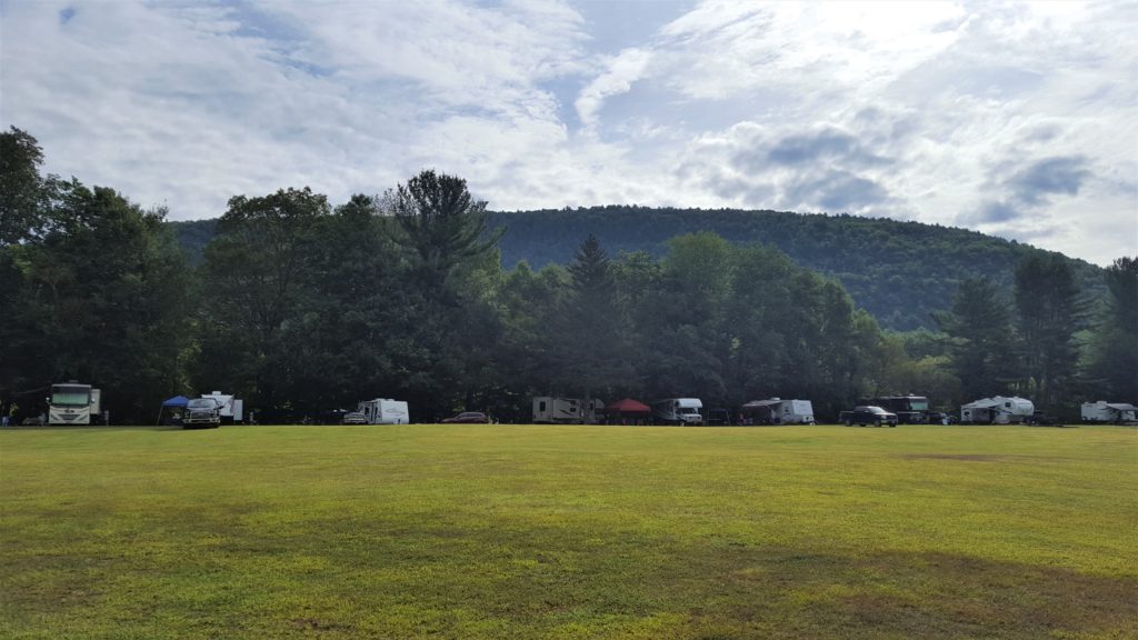 morning view at Nickerson Park Campground