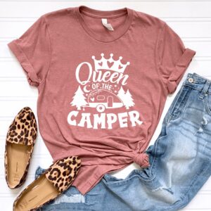 camping t-shirt Queen of the Camper