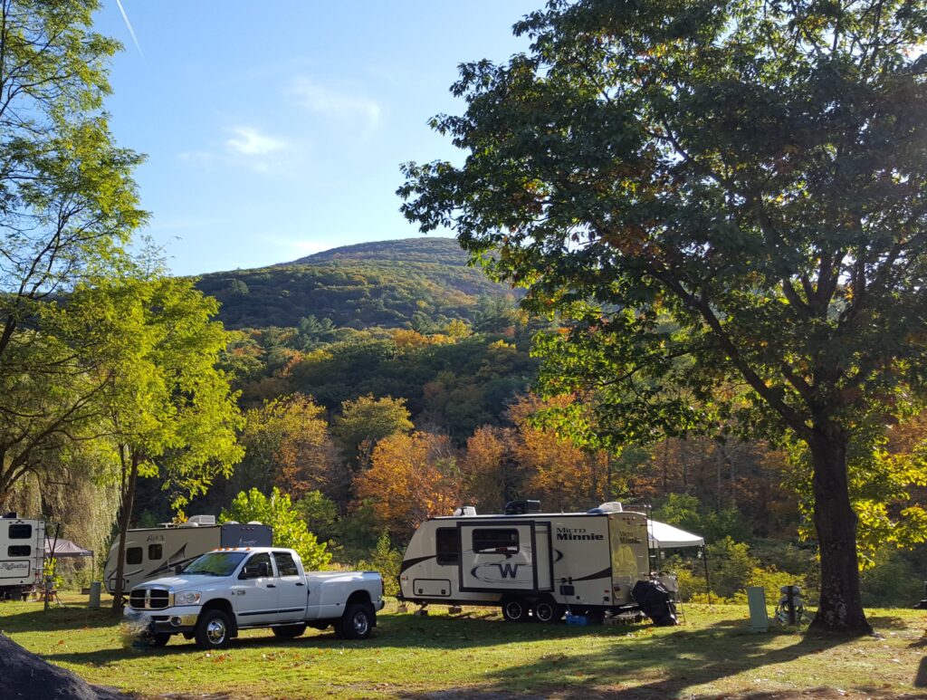 Fall camping at Sleepy Hollow Campgrounds