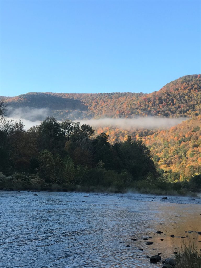 Camping in the Fall in the Catskill Mountains