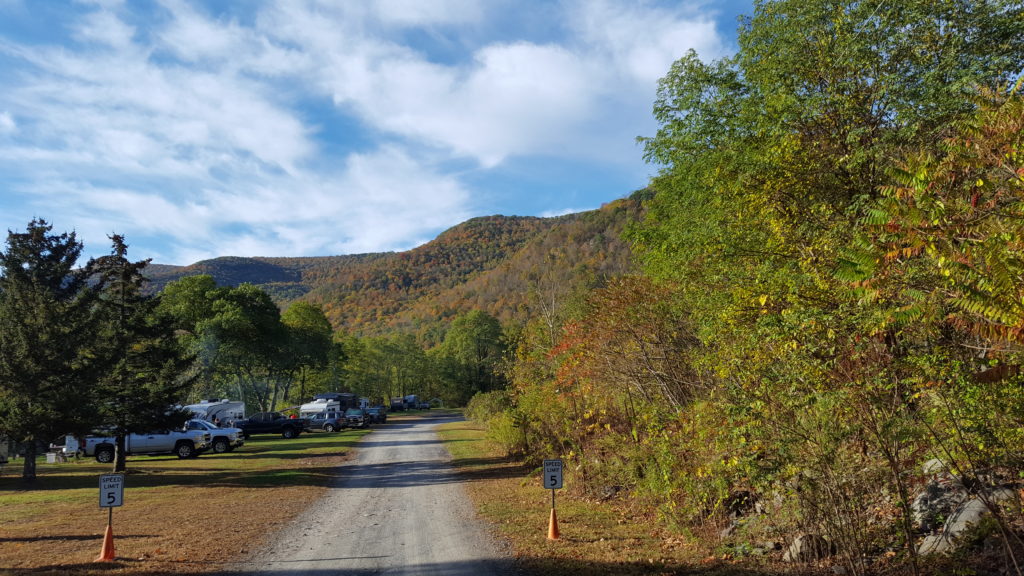 RV camping in the off season