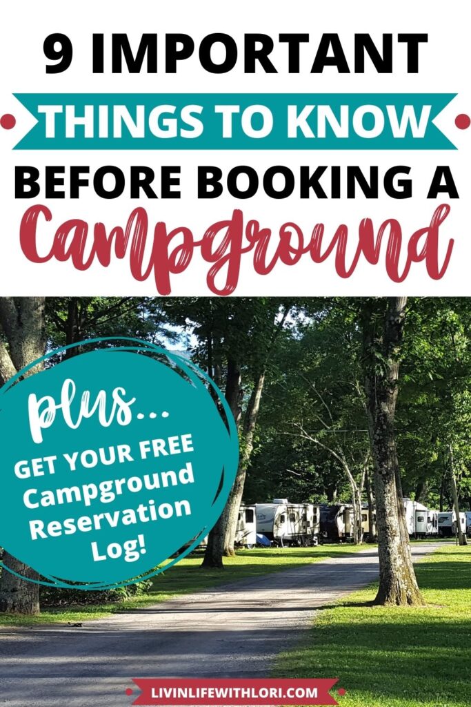 RV campers in campground