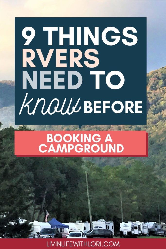 What RVers Need To Know Before Booking a Campground