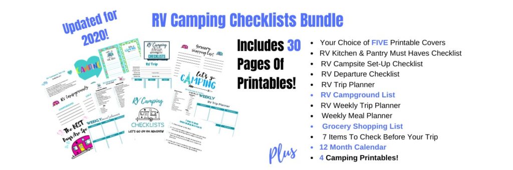 RV Camping Checklists New