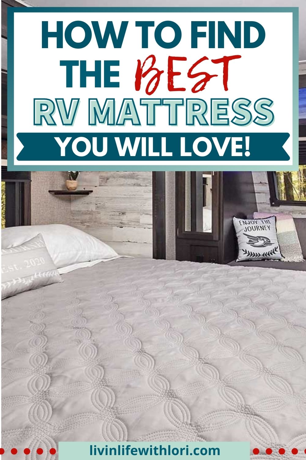 Guide To The Best RV Mattress and Mattress Toppers (2022) Livin' Life