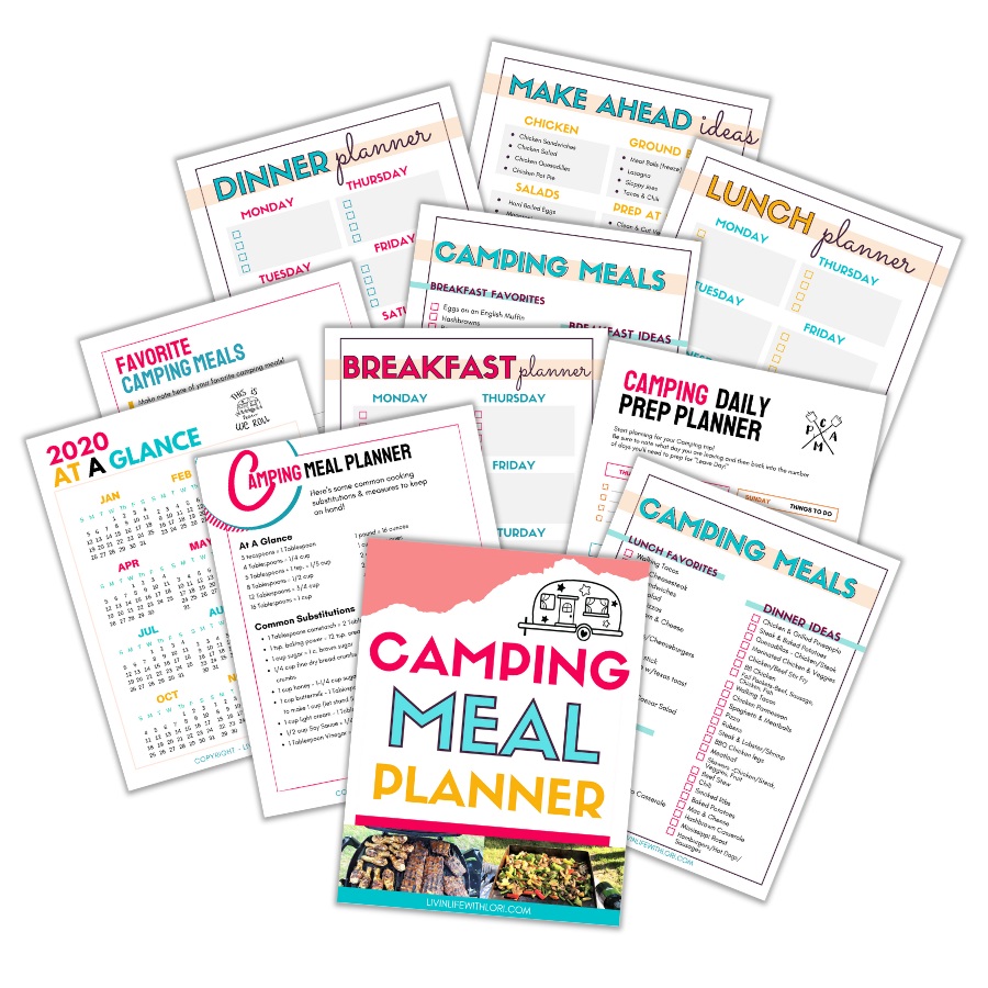 RV Meal Planning Tips + FREE Meal Plan Template