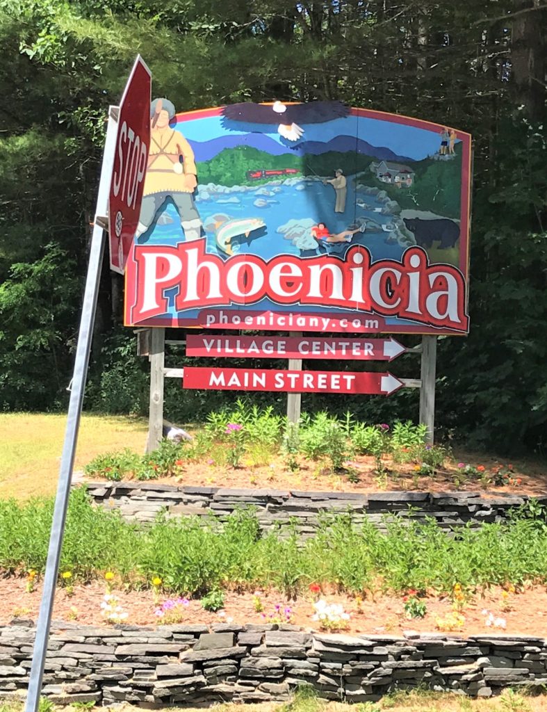 sign for Phoenicia New York