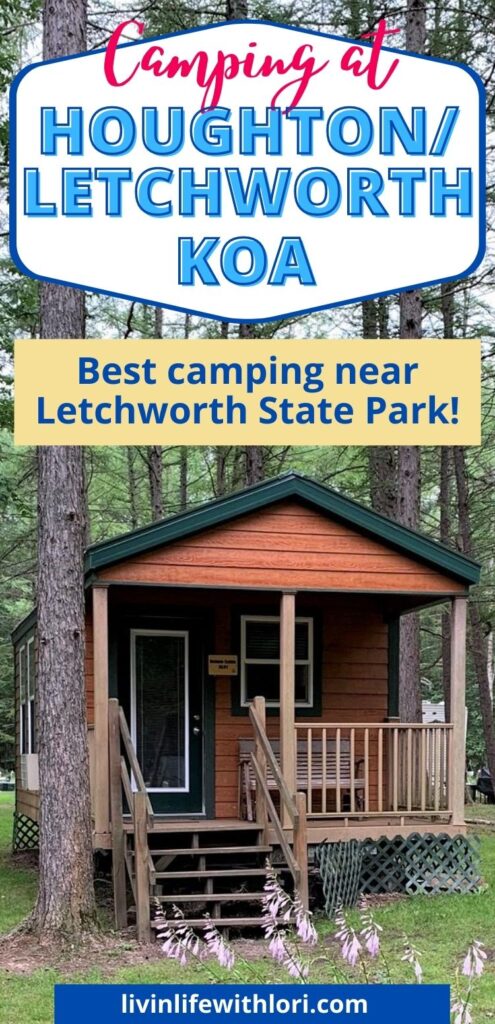 cabins at Houghton Letchworth KOA