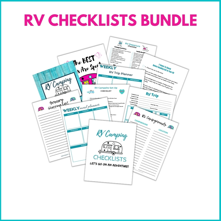 RV Checkists Bundle Printable