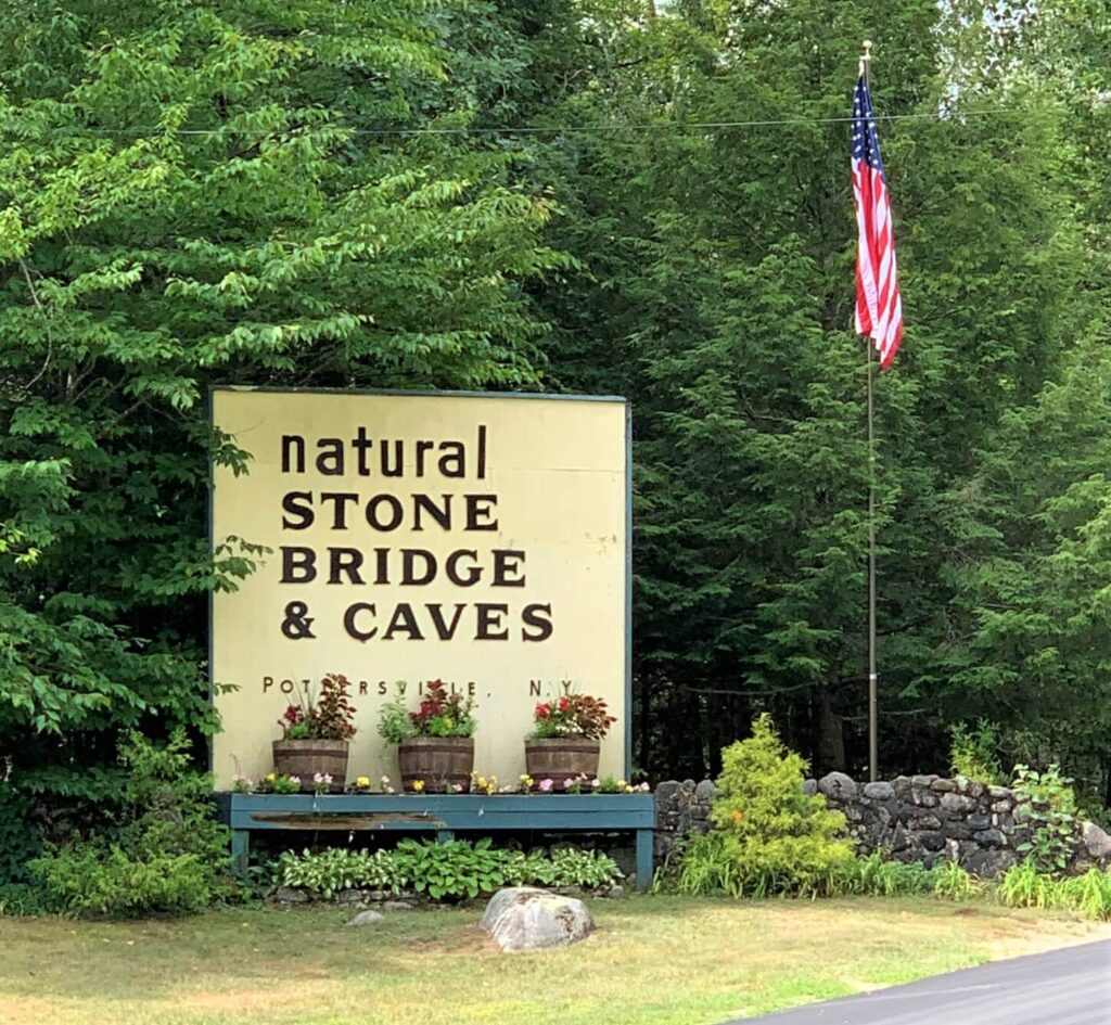 Entrance to Natural Stone Bridge and Caves Pottersville, NY