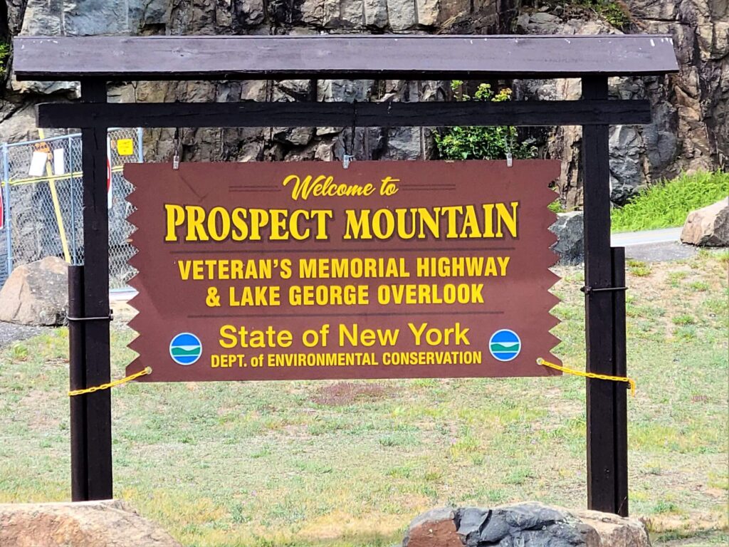 Entrance to Prospect Mountain Lake George